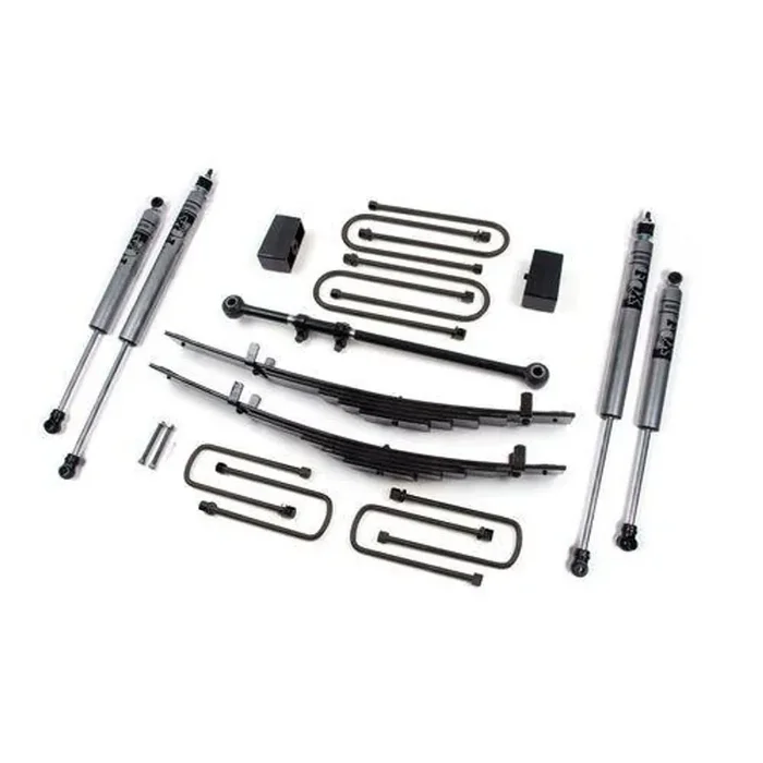 00-05 Ford Excursion 4 Inch Leaf Spring Lift Kit Fox Shocks Zone Offroad