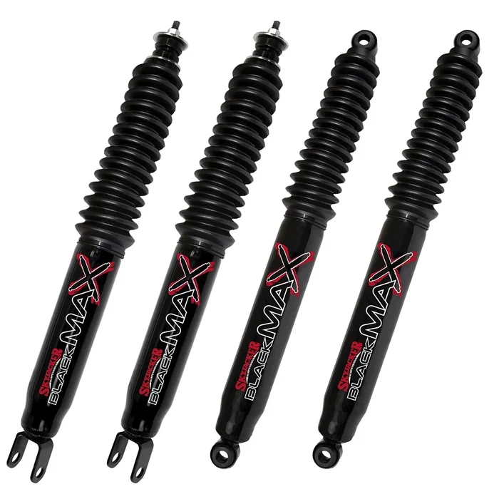 00-06 Chevy Suburban 1500 4WD 0-1″ Fr 0-2″ Rear Lift Skyjacker Black MAX Shocks