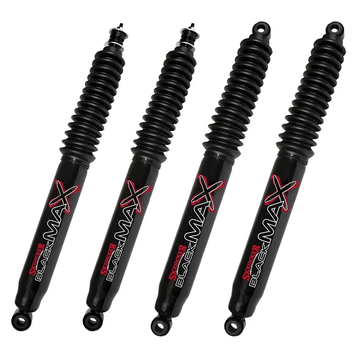 00-06 Chevy Suburban 2500 4WD 0″ Fr 0-2″ Rear Lift Skyjacker Black MAX Shocks