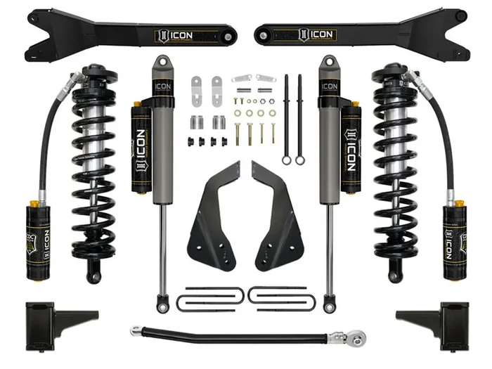 05-07 FORD F250/F350 4-5.5″ STAGE 4 COILOVER CONVERSION SYSTEM W RADIUS ARM