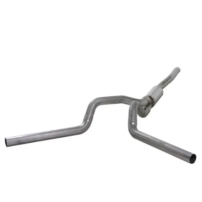 06-07 GM 6.6L Duramax 4 Inch Diamond Eye Stainless Cat Back Dual