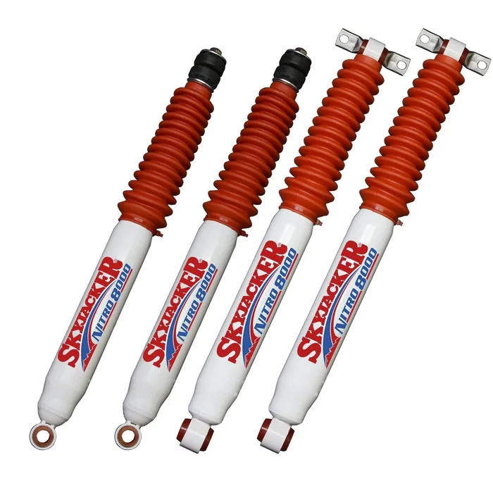 07-18 Jeep Wrangler 2Dr 4WD 0-1″ Front, 0-1″ Rear Lift Skyjacker Nitro Shocks