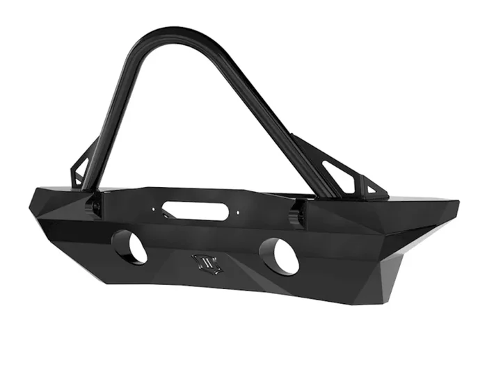 07-18 JK PRO SERIES MID WIDTH FRONT BUMPER REC WINCH MNT W/ STINGER & TABS