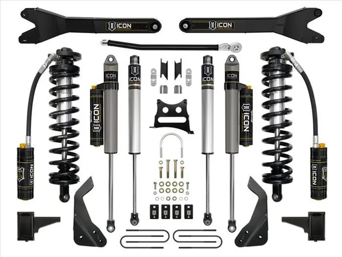 08-10 FORD F250/F350 4-5.5″ STAGE 5 COILOVER CONVERSION SYSTEM W RADIUS ARM