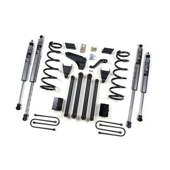 10-12 Dodge RAM 2500 5.0 Inch Coil Spring Lift Kit With 4-1/8 Axle Fox Shocks Zone Offroad