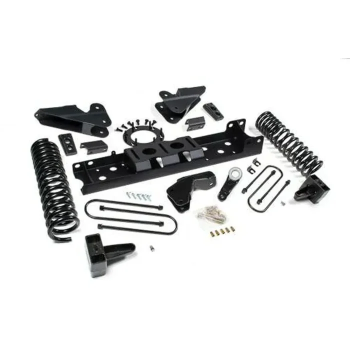19-24 RAM 3500 4.5 Inch Radius Arm Bracket 3 Inch Rear Block With Overload Diesel 6-Bolt T-Case No Shocks Zone Offroad