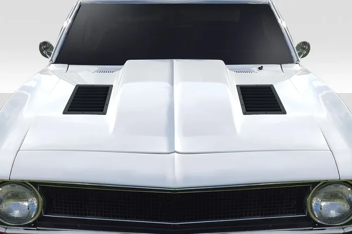 1967-1969 Chevrolet Camaro Duraflex GT1 Hood Vents – 2 Piece
