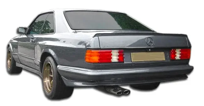 1981-1991 Mercedes S Class W126 2DR Duraflex AMG Look Wide Body Rear Bumper Cover – 1 Piece