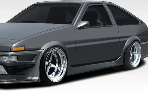 1984-1987 Toyota Corolla 2DR / HB Duraflex MB-R Side Skirts Rocker Panels – 2 Piece