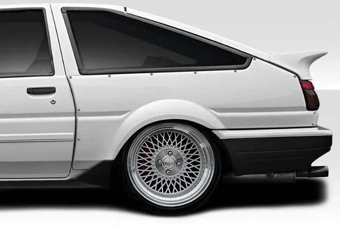 1984-1987 Toyota Corolla HB Duraflex D1 Sport 40MM Rear Fender Flares – 3 Piece