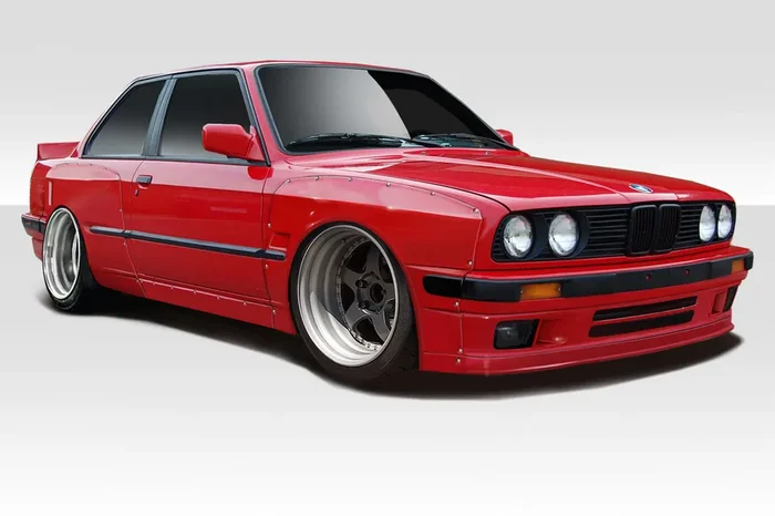 1984-1991 BMW 3 Series E30 Duraflex TKO Wide Body Kit – 6 Piece