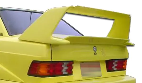 1984-1993 Mercedes 190 W201 Duraflex Evo 2 Wing Trunk Lid Spoiler – 2 Piece