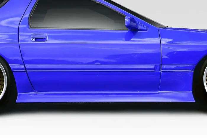 1986-1991 Mazda RX-7 Duraflex Vanish Side Skirt Rocker Panels – 2 Piece