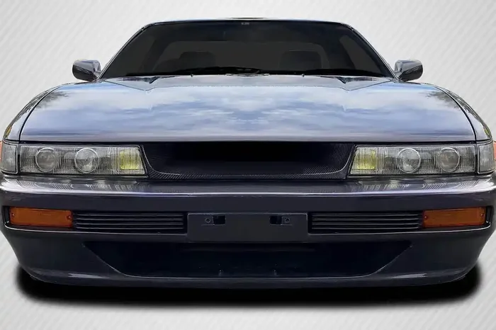 1989-1994 Nissan Silvia S13 Carbon Creations Raven Front Grille – 1 Piece