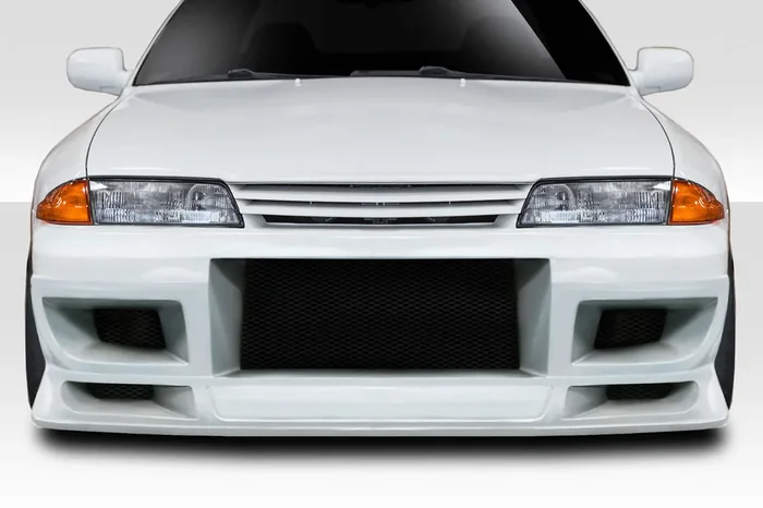 1989-1994 Nissan Skyline R32 2DR / 4DR Duraflex Demon V2 Front Bumper Cover – 1 Piece
