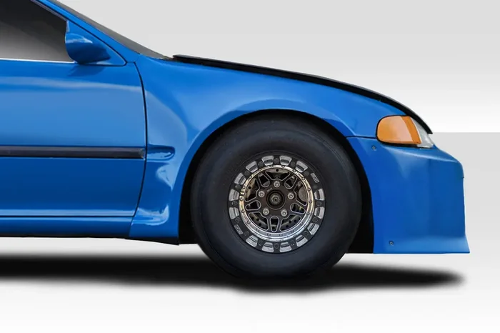 1992-1995 Honda Civic Duraflex Dragster Front Fenders – 2 Piece