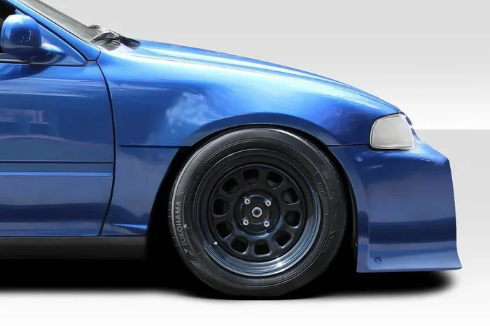1992-1995 Honda Civic Duraflex Road Racer Front Fenders – 2 Pieces