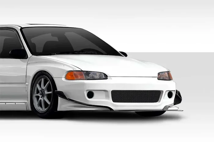 1992-1995 Honda Civic Duraflex TKO RBS Wide Body Front Canards – 2 Piece