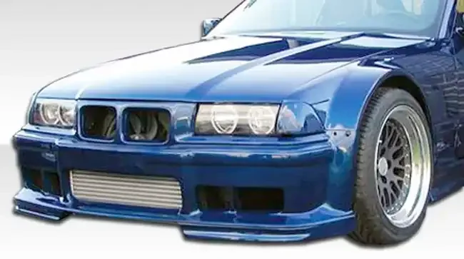 1992-1998 BMW 3 Series M3 E36 2DR Duraflex GT500 Wide Body Front Fenders – 2 Piece