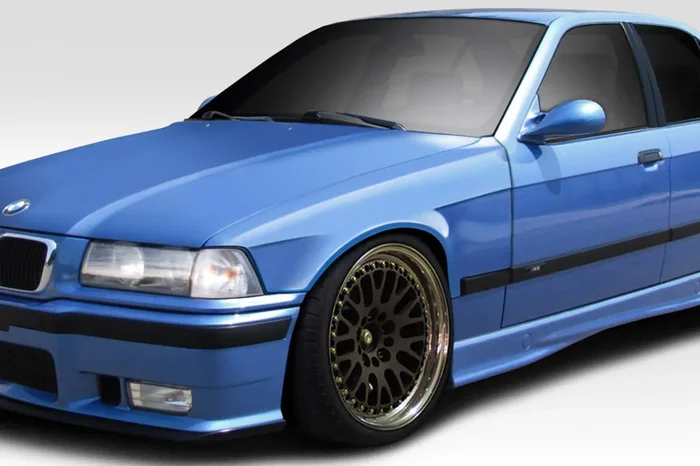 1992-1998 BMW 3 Series M3 E36 4DR Duraflex C Spec Front Fender Flares – 2 Piece
