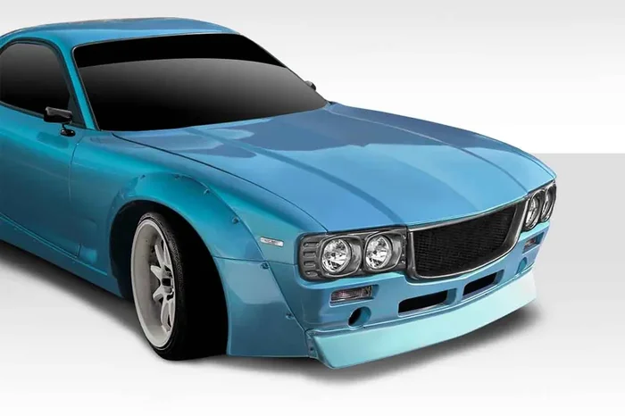 1993-1997 Mazda RX-7 Duraflex TKO RBS V2 Wide Body Hood – 1 Piece (S)