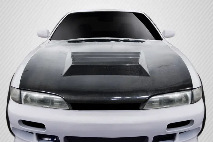 1995-1996 Nissan 240SX S14 Carbon Creations D-Spec Hood – 1 Piece