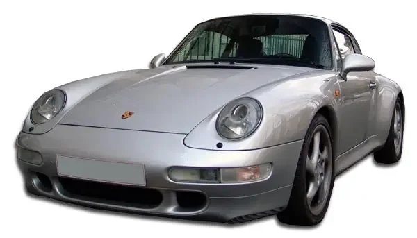 1995-1998 Porsche 911 Carrera 993 Duraflex Turbo Look Front Bumper Cover – 1 Piece