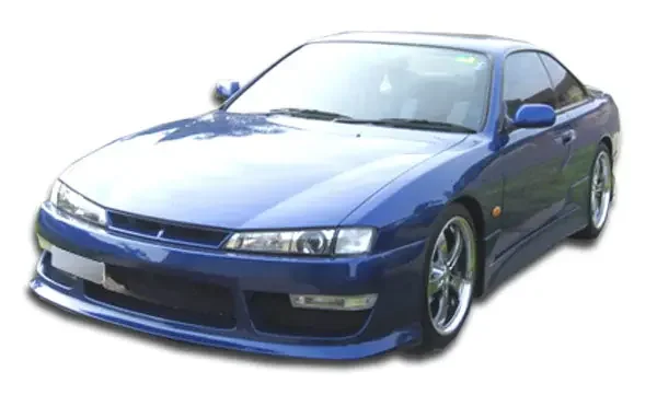 1997-1998 Nissan 240SX S14 Duraflex V-Speed 2 Front Bumper Cover – 1 Piece