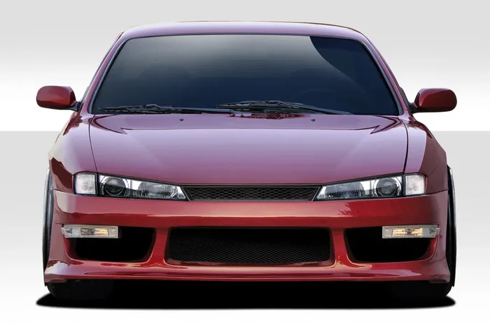 1997-1998 Nissan 240SX S14 Duraflex V-Speed Wide Body Front Bumper Cover – 1 Piece