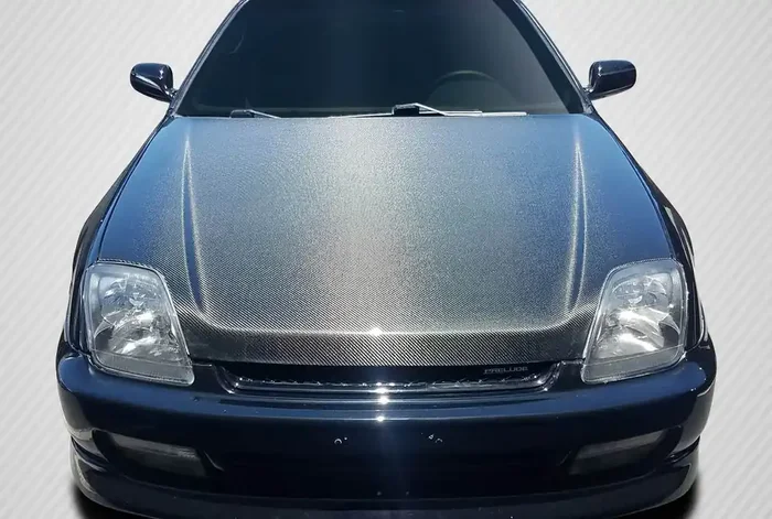 1997-2001 Honda Prelude Carbon Creations OEM Look Hood – 1 Piece