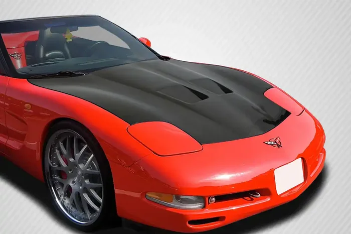 1997-2004 Chevrolet Corvette C5 Carbon Creations GT Concept Hood – 1 Piece
