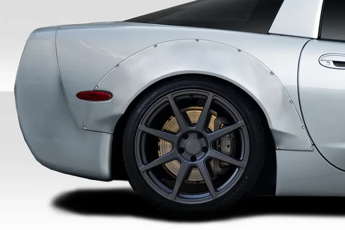 1997-2004 Chevrolet Corvette C5 Duraflex Circuit Rear Fender Flares – 2 Piece