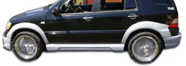 1998-2001 Mercedes ML Class W163 Duraflex W-1 Fender Flares – 4 Piece
