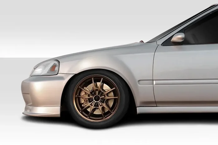1999-2000 Honda Civic Duraflex K-Spec Front Fenders – 2 Pieces