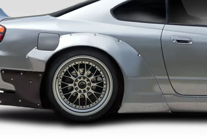 1999-2002 Nissan Silvia S15 Duraflex TKO RBS Wide Body Rear Fender Flares – 2 Piece