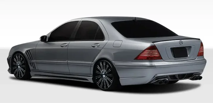2000-2006 Mercedes S Class W220 Duraflex W-2 Rear Bumper Cover – 1 Piece