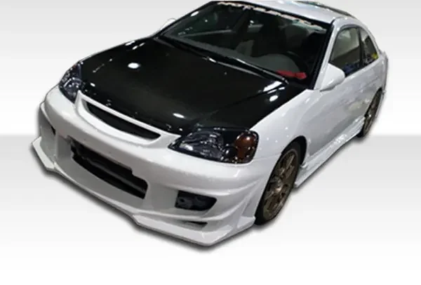 2001-2003 Honda Civic 4DR Duraflex Bomber Body Kit – 4 Piece