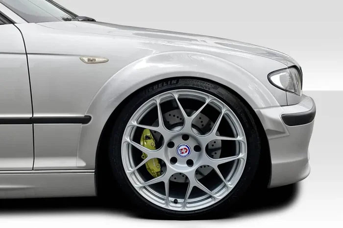 2001-2006 BMW 3 Series Duraflex M Look Front Fender Flares – 2 Piece