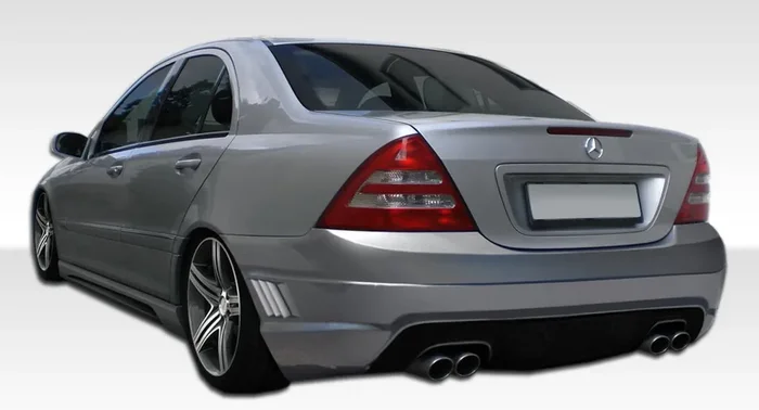 2001-2007 Mercedes C Class W203 4dr Sedan Duraflex W-1 Rear Bumper Cover – 1 Piece