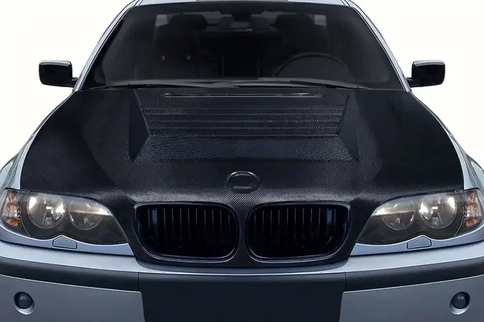 2002-2005 BMW 3 Series E46 4DR Carbon Creations D-1 Hood – 1 Piece