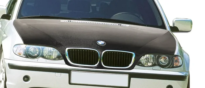 2002-2005 BMW 3 Series E46 4DR Carbon Creations OEM Look Hood – 1 Piece