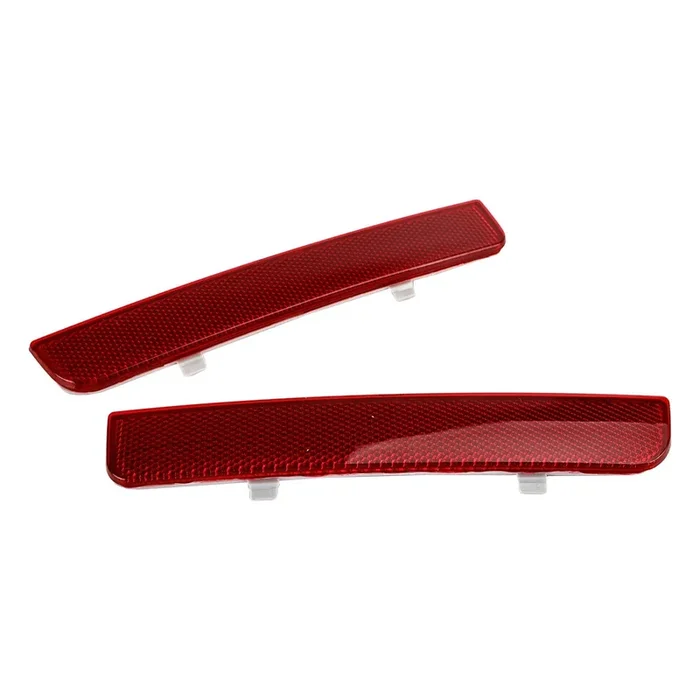 2003-12 Land Rover Range Rover L322 2x Red Rear Bumper Reflector Stop Brake Light LR006348 LR006349