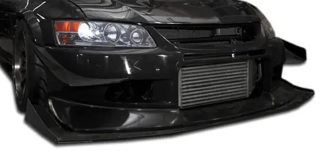 2003-2006 Mitsubishi Lancer Evolution 8 9 Duraflex VT-X Wide Body Front Under Spoiler Air Dam Lip Splitter – 1 Piece