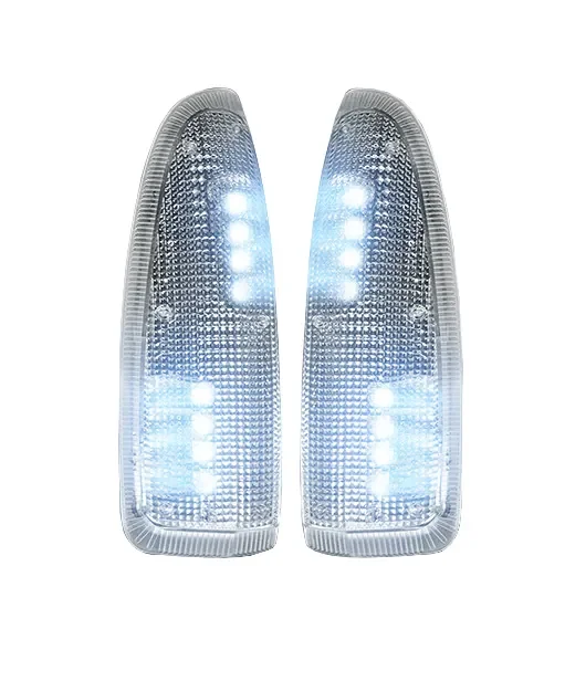 2003-2007 Ford F250 & F350 Recon Lighting LED Side Mirror Lights (Clear/White) | 264120WHCL