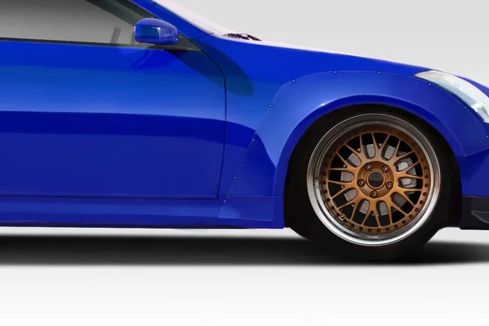 2003-2007 Infiniti G Coupe G35 Duraflex Circuit 75mm Front Fender Flare Caps ( Sport Version ) – 2 Piece