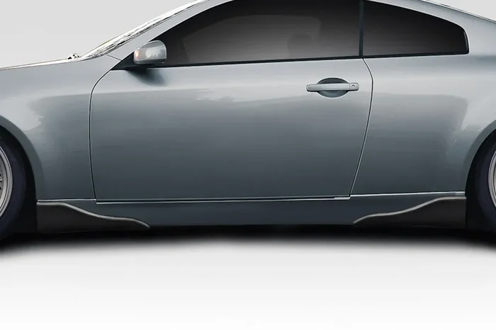2003-2007 Infiniti G Coupe G35 Duraflex Vader Side Skirts Rocker Panels Add Ons Spat Extensions – 4 Piece
