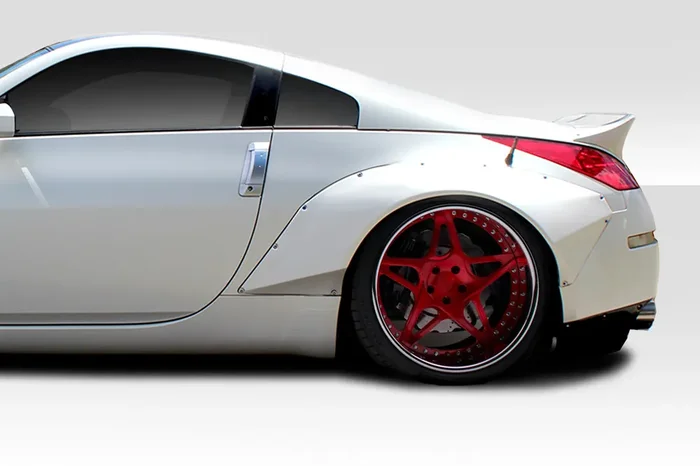 2003-2008 Nissan 350Z Z33 Duraflex RBS Rear Fender Flares (+80mm) – 2 Piece