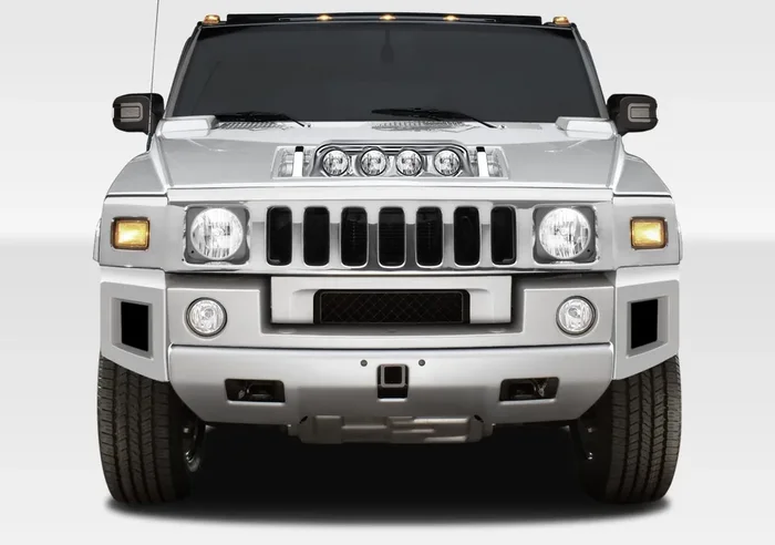 2003-2009 Hummer H2 Duraflex BR-N Front Add Ons Spat Bumper Extensions – 2 Piece