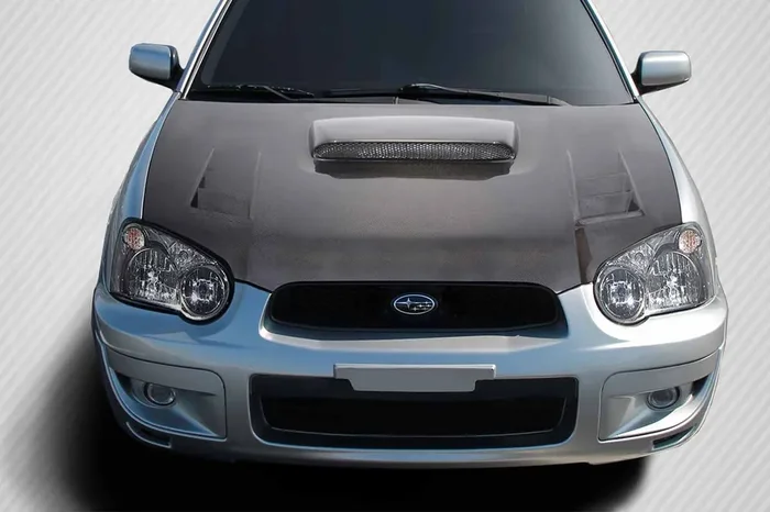 2004-2005 Subaru Impreza WRX STI Carbon Creations DriTech TS-1 Hood – 1 Piece