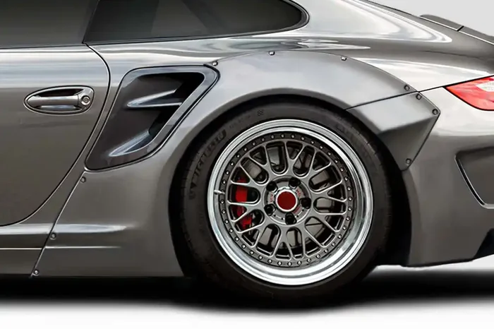 2004-2007 Porsche 997 911 Duraflex LBW Rear Flares – 4 Piece